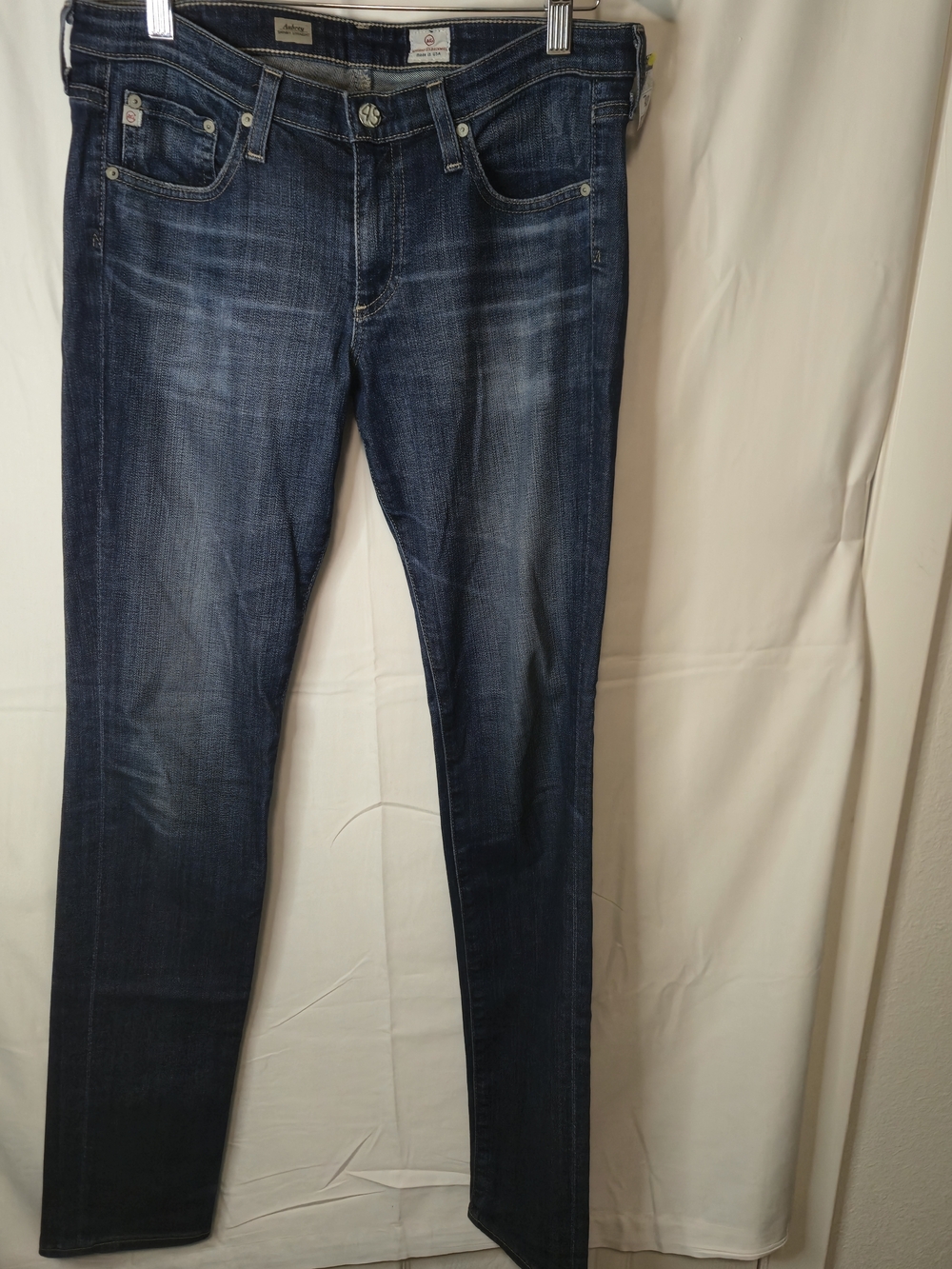 AG Adriano Goldschmied Jeans Womens 29R Blue The Aubrey Skinny Straight USA 0540